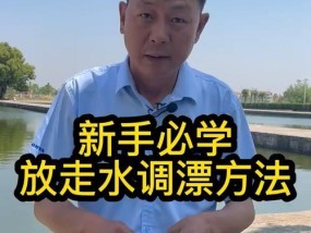 冬季钓鱼走水调漂技巧（冬季走水调漂，钓鱼技巧大揭秘）