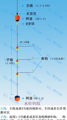 掌握二段式钓组浮针技巧（提高钓鱼效率的关键方法）  第3张