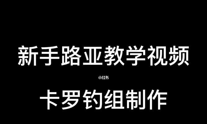 掌握卡罗莱纳钓组技巧，提升钓鱼效果（流水使用卡罗莱纳钓组的绝佳技巧）  第2张